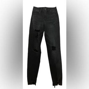 AE Dream Curvy High-Waisted Jegging, Size 0 Regular, Black